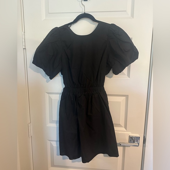 NWT English Factory Cut-Out Poplin Mini Dress - Picture 7 of 10